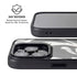 Marbleized Black iPhone 15 Pro Kickstand Case